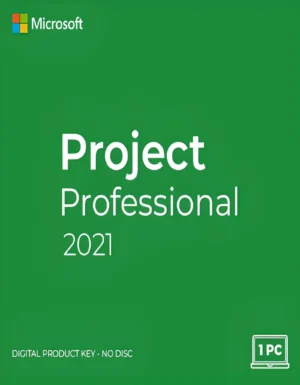 Microsoft Project Professional 2021 - 1 Ordenador