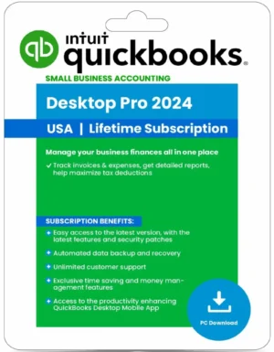 QuickBooks Desktop Pro 2024 for Windows