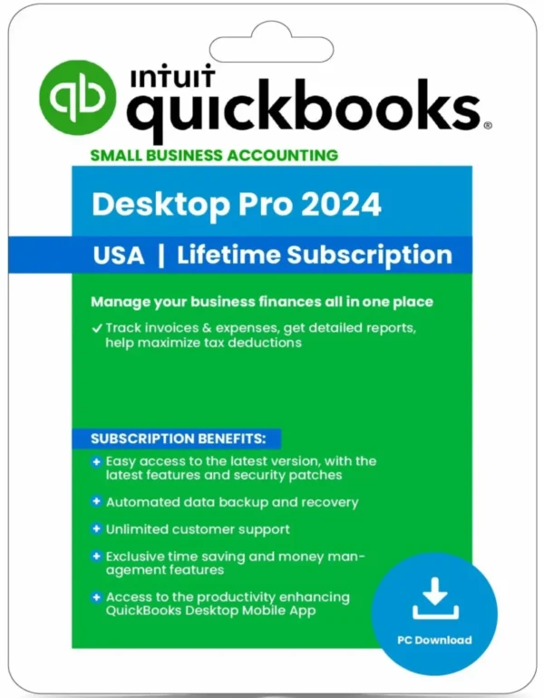 QuickBooks Desktop Pro 2024 for Windows