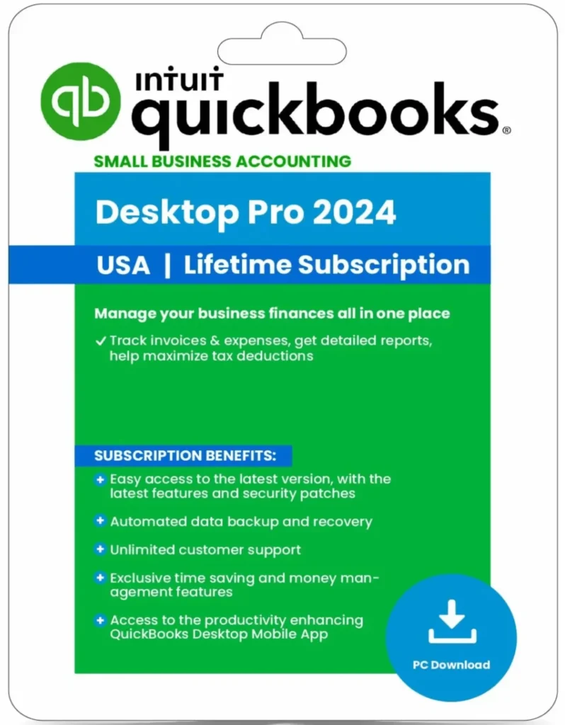 QuickBooks Desktop Pro 2024 für Windows