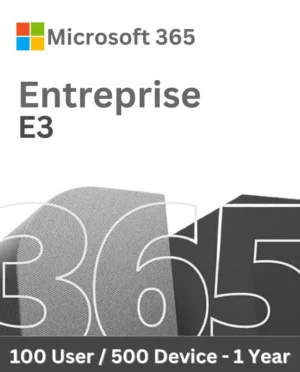 Microsoft 365 E3 Enterprise 100 user
