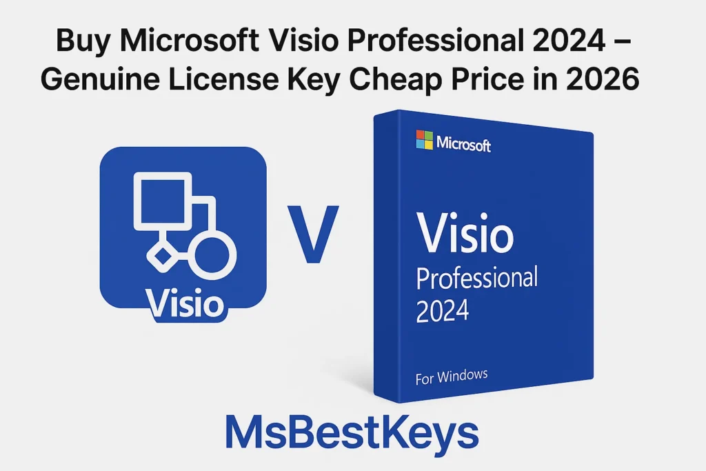 Buy Microsoft Visio Professional 2024 – Genuine License Key