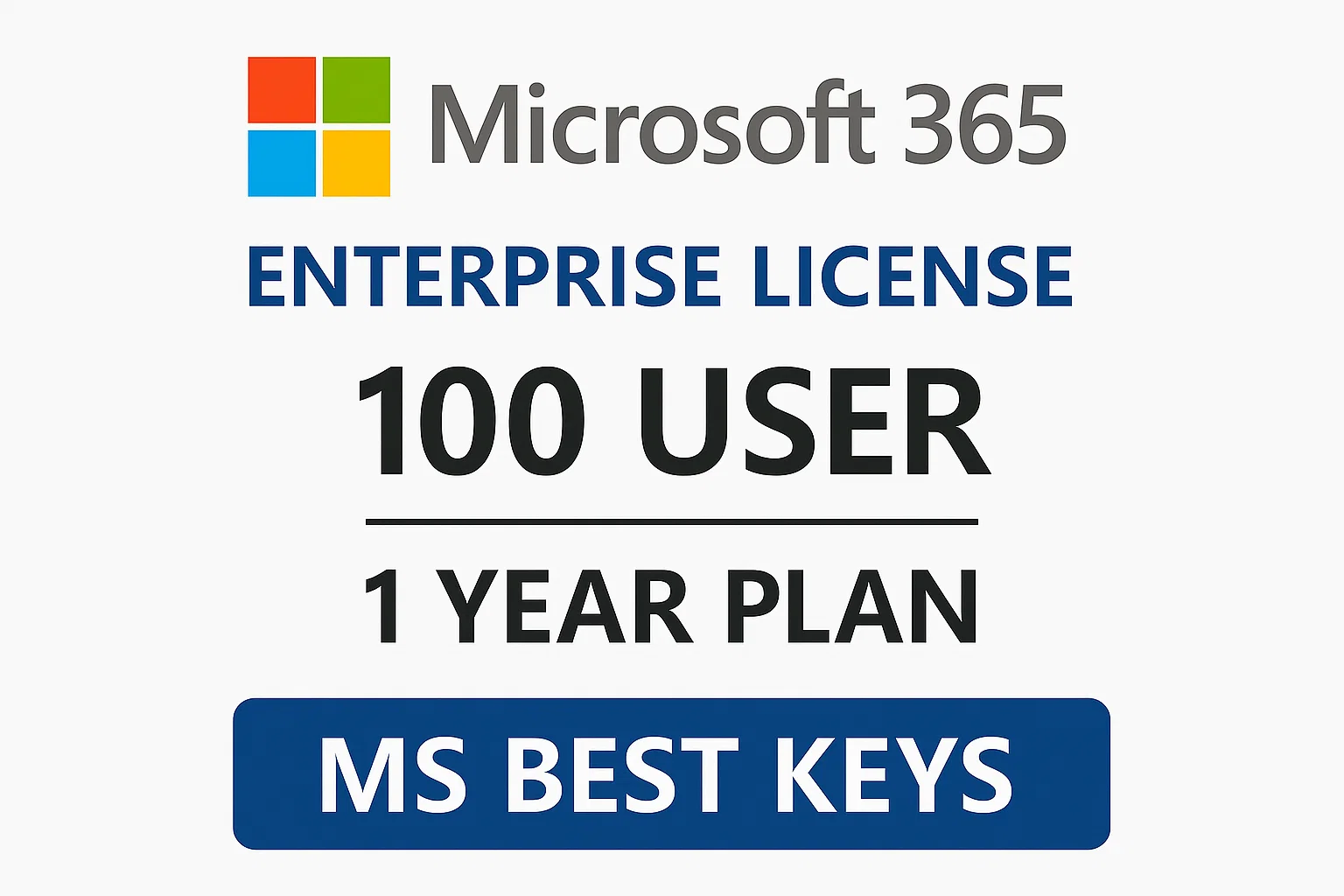 Buy Microsoft 365 E3 Enterprise License 100 User