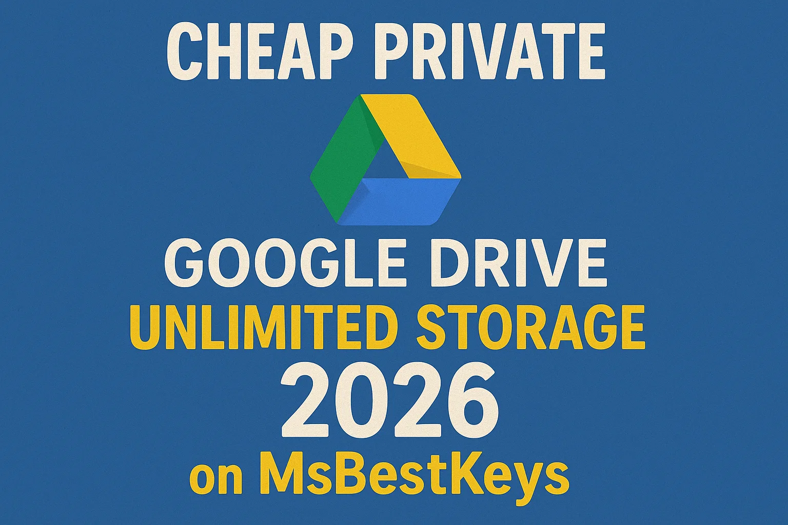 Private Google Drive Unlimited Storage